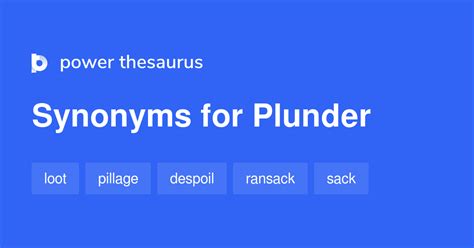 plunder dan word|PLUNDER Crossword Clue & Synonyms.